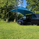 freizeitschmiede® Advan Teardrop Markise – Tragbares Sonnensegel für SUV, Van & Camping