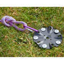 FROLI Ankerplatten 2er Set, Ø14cm, Sicherung von Zelt, Vorzelt, Markisen Camping