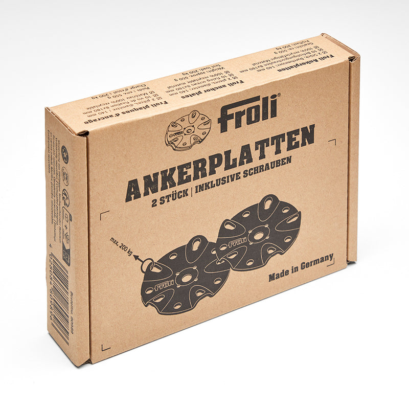ankerplatten für markisen FROLI Ankerplatten 2er Set, Ø14cm, Sicher