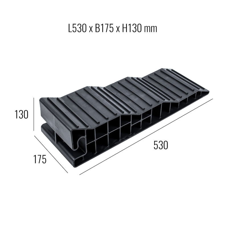 Froli Auffahrkeile Stufenkeile für Wohnwagen & Wohnmobil 8t + Waage