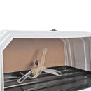 Gasflaschenkasten für 2 Gasflaschen 11 Kg | gerade Rückwand | Weiß