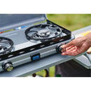 Campingaz Campingkocher 2-flammig Piezo 50mbar Gaskocher / CV Kocher inkl Schlauch