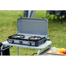 Campingaz Campingkocher 2-flammig Piezo 50mbar Gaskocher / CV Kocher inkl Schlauch