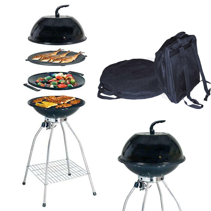 Stand-Gasgrill Woki Gasgrillset 30 mbar für Butan, Propan oder LPG-Gasmischungen