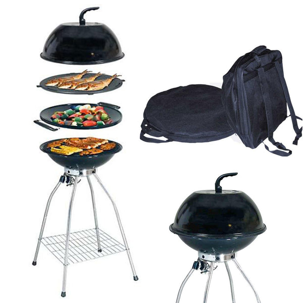 Stand-Gasgrill Woki Gasgrillset 30 mbar für Butan, Propan oder LPG-Gasmischungen