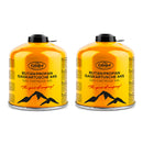 2x Gaskartusche 450g Schraubkartusche Butan/Propan Kartusche für Campingkocher