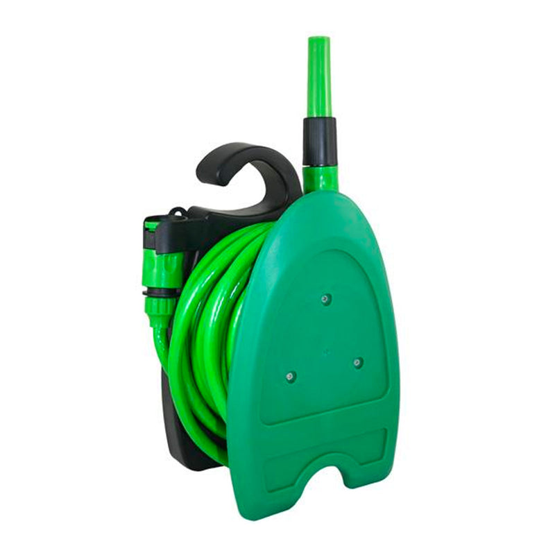 Wasserschlauch 10m mit Kassette Schlauchtrommel Gartenschlauch Schlauch, grün