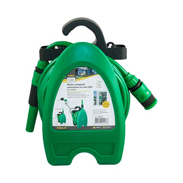 Wasserschlauch 10m mit Kassette Schlauchtrommel Gartenschlauch Schlauch, grün