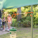 2x Aufhängehaken für Zeltstange Haken Lampen Halter Spirale Camping Doppelköpfig – ProPlus