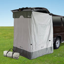 Heckzelt + Duschvorhang Set Vanset - passend für Campingbusse & Vans, Duschzelt Umkleidezelt