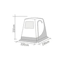 Heckzelt Trapez Premium - für Trafic Jumper NV300 Vivaro uvm - Outdoor Vorzelt