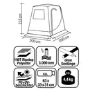 Heckzelt Upgrade 195x200 passend für Mercedes Vito, V-Klasse, MarcoPolo ab 2015