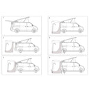 Heckzelt Upgrade 195x200 passend für Mercedes Vito, V-Klasse, MarcoPolo ab 2015