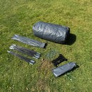 freizeitschmiede® Heckzelt XT – Universal Buszelt in Anthrazit Grau