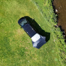 freizeitschmiede® Heckzelt XT – Universal Buszelt in Anthrazit Grau