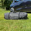 freizeitschmiede® Heckzelt XT – Universal Buszelt in Anthrazit Grau