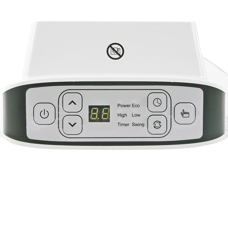 Carbest "Pietro" Keramik Heizlüfter 750 - 1500W 12h Timer PTC Oscilliation