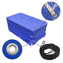 Anhänger-Hochplane Blau mit Gummigurt 2090x1140x880mm