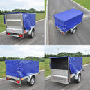 Anhänger-Hochplane Blau mit Gummigurt 2090x1140x880mm