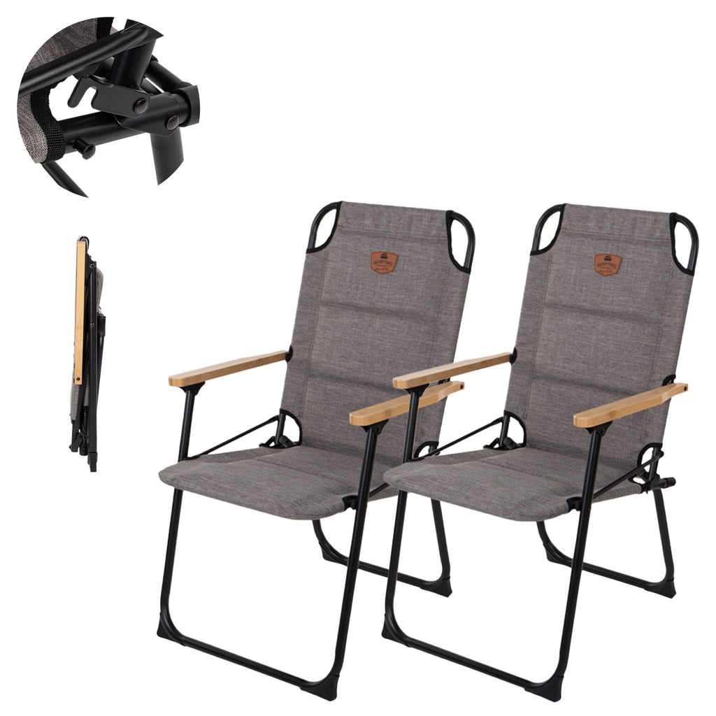 2x Campingstuhl klappbar Gartenstuhl Klap