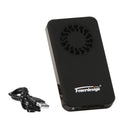 Holzkohle Grill Tischgrill "Vesuvio" Ø 33 cm, Anthrazit, für Camping u. Garten