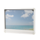 Ausstellfenster Echtglas 70x30cm Seitenfenster Insektenschutz Rollo Dichtmasse