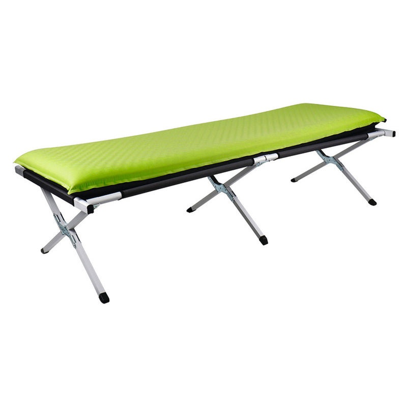 Isomatte Selbstaufblasend M10 NEW COMFORT, 198x76x10cm, grau/lime Campingmatte