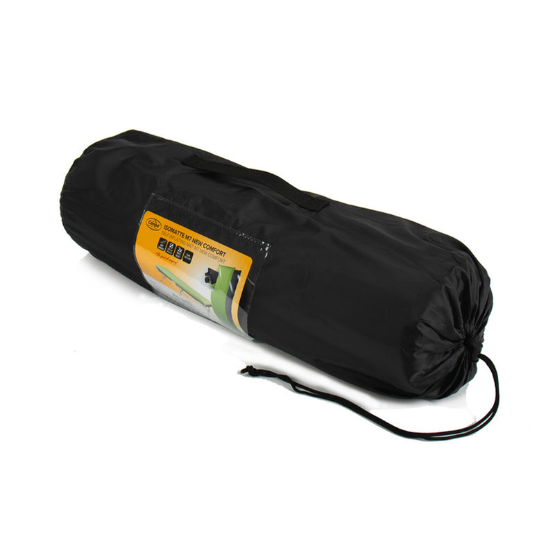 Isomatte Selbstaufblasend M7 New Comfort, 198x63x7cm, grau/lime Campingmatratze