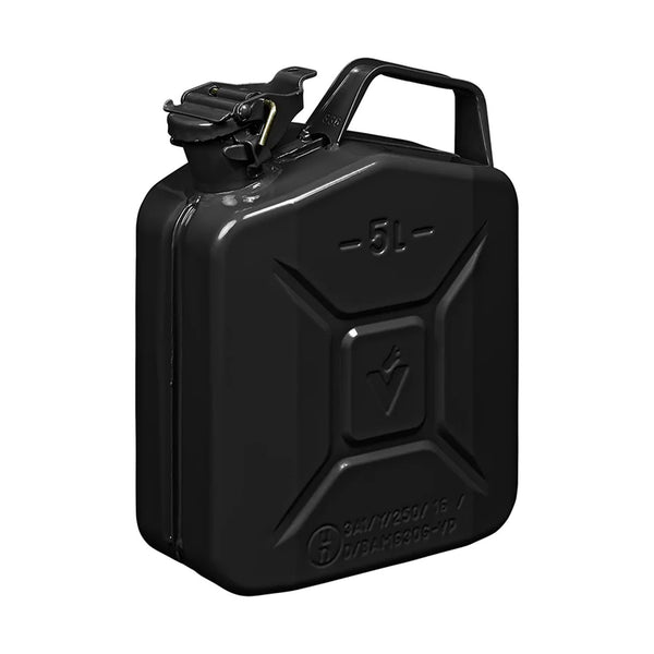 Kraftstoffkanister 5L Metall sw Benzinkanister Diesel Reserve