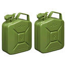 2x Kraftstoffkanister 5L Metall Diesel Benzinkanister Reserve