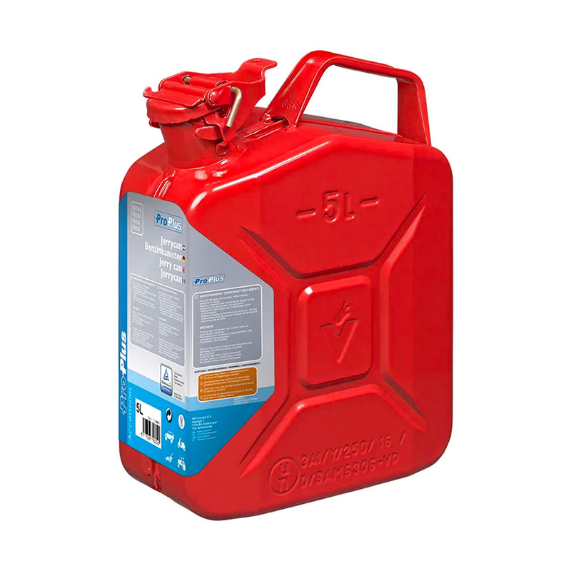 Kraftstoffkanister 5L Metall rot Reserve Benzinkanister Diesel TüV/GS/UN-geprüft