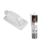 Dachdurchführung Solar einfach weiß + Sikaflex 522 weiß