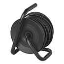 Kabeltrommel 15m Schuko 4-fach 3x1,5mm², Verlängerungskabel mit 4 Steckdosen