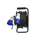 Kabeltrommel CEE 25 m 3 x 2,5 mm² Leitungsroller mit Thermoschutzschalter IP44