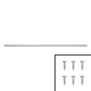 4 x Kederschiene Aluminium Zeltschiene Kederleiste 180° 100 x 2,6 cm Kederprofil