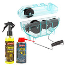 Kettenreinigungs-Set Professioneller Reiniger + Kettenreinigungsgerät – Eine saubere Kette ist im Bikesport das A und O.