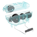 CONTEC Kettenreinigungsgerät, tropffestes Gehäuse, blau - transparent