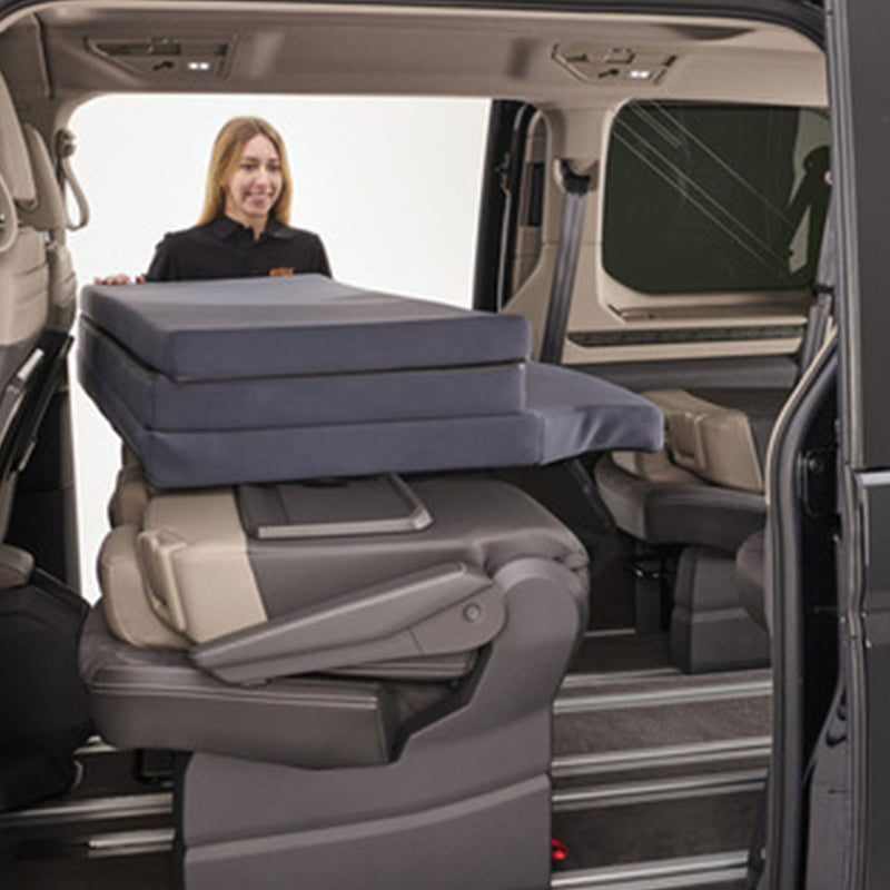 Klappbares Schlafmodul für Volkswagen Multivan (ab 2021) – 3-teilig, komfortabel & platzsparend