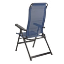 Via Mondo "Alto Azul" Campingstuhl mit 7 Positionen, breite Armlehnen, Alu – ViaMondo