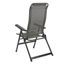 Via Mondo "Alto Cinzo" Campingstuhl mit 7 Positionen, breite Armlehnen, Alu – ViaMondo