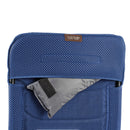 4x Via Mondo Campingstuhl "Grande Azul" 7 fach verstellbar breite Armlehnen kompaktes Packmaß