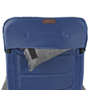 2x Via Mondo Campingstuhl "Piccolo Azul" 7 fach verstellbar breite Armlehen kompaktes Packmaß