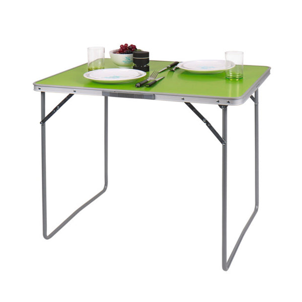 Camping Klapptisch Kompakt – Jesper Serie LIME, 60 x 80 x 69 cm MDF Platte Grün