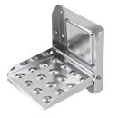 Klapptritt für Anhänger – Verzinkter Stahl, 195 x 170 mm, bis 150 kg belastbar