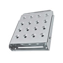 Klapptritt für Anhänger – Verzinkter Stahl, 195 x 170 mm, bis 150 kg belastbar