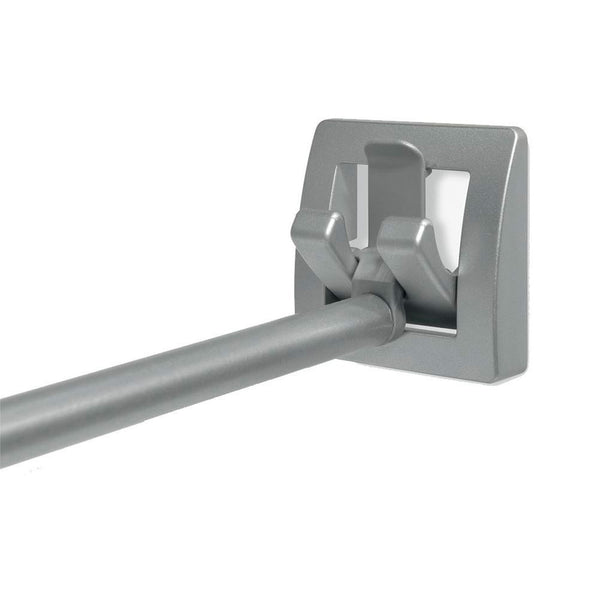 Kleiderstange Garderobenstange 100cm passend für Garderobe mit zwei Haken, Chrom