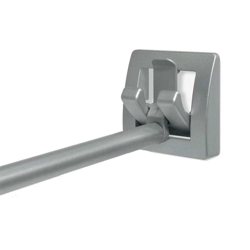 Kleiderstange Garderobenstange 100cm passend für Garderobe mit zwei Haken, Chrom