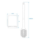 Toilettenbürste + Halter, Befestigung Silikon Klobürste für Wohnwagen, Wohnmobil