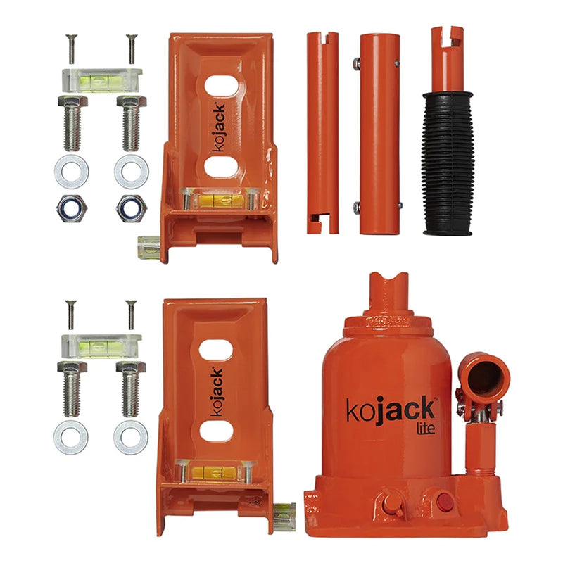 KoJack Lite hydraulischer Caravanheber mit Wasserwaage Wagenheber