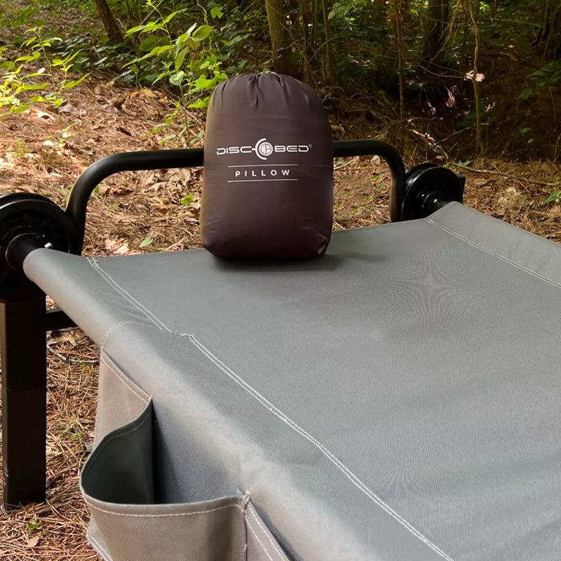 Disc-O-Bed Camping Kissen Pillow - orange/grau - Kopfkissen Reisekissen Outdoor